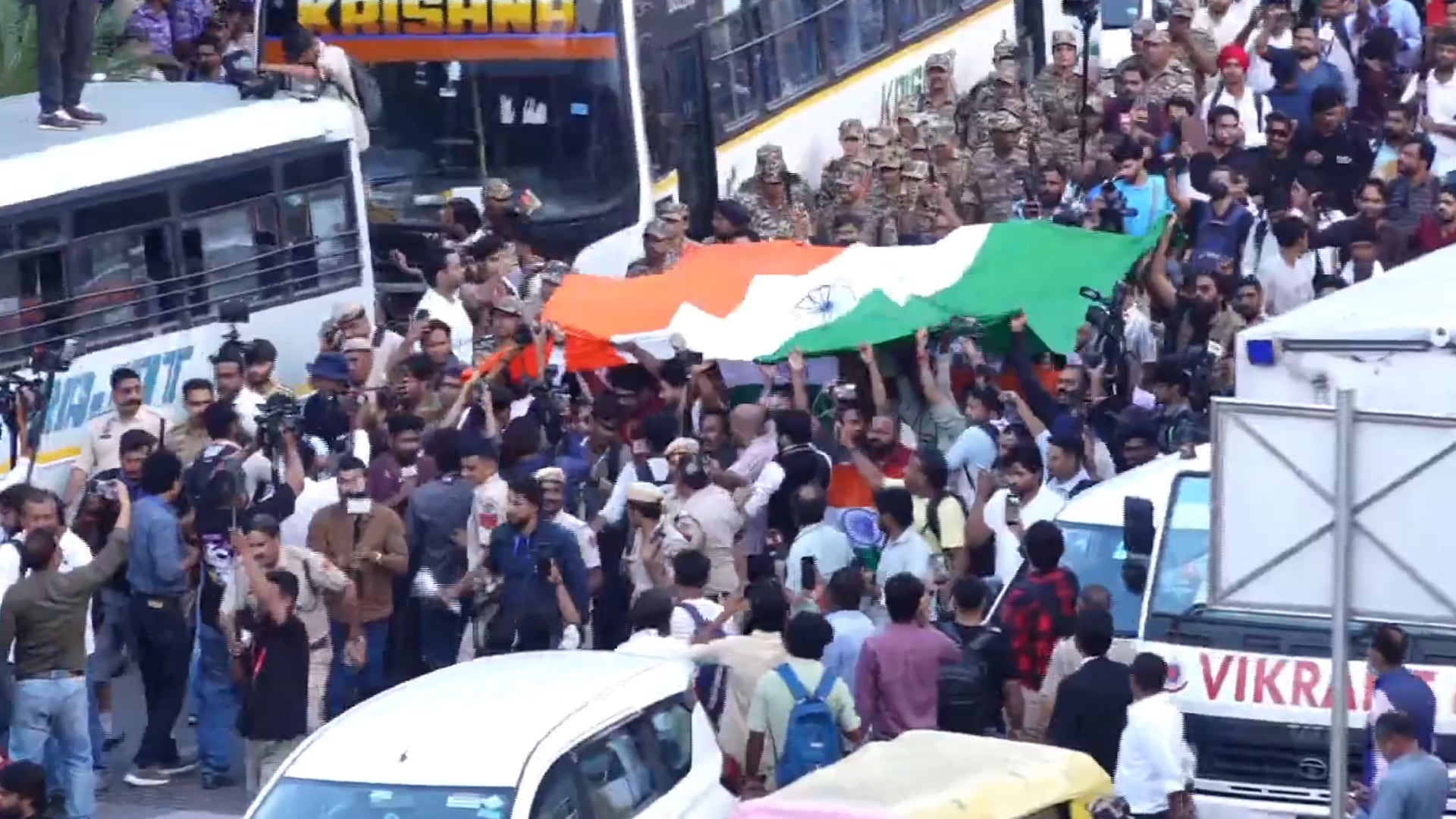 CJP's 'Tiranga' March at Delhi's Connaught Place