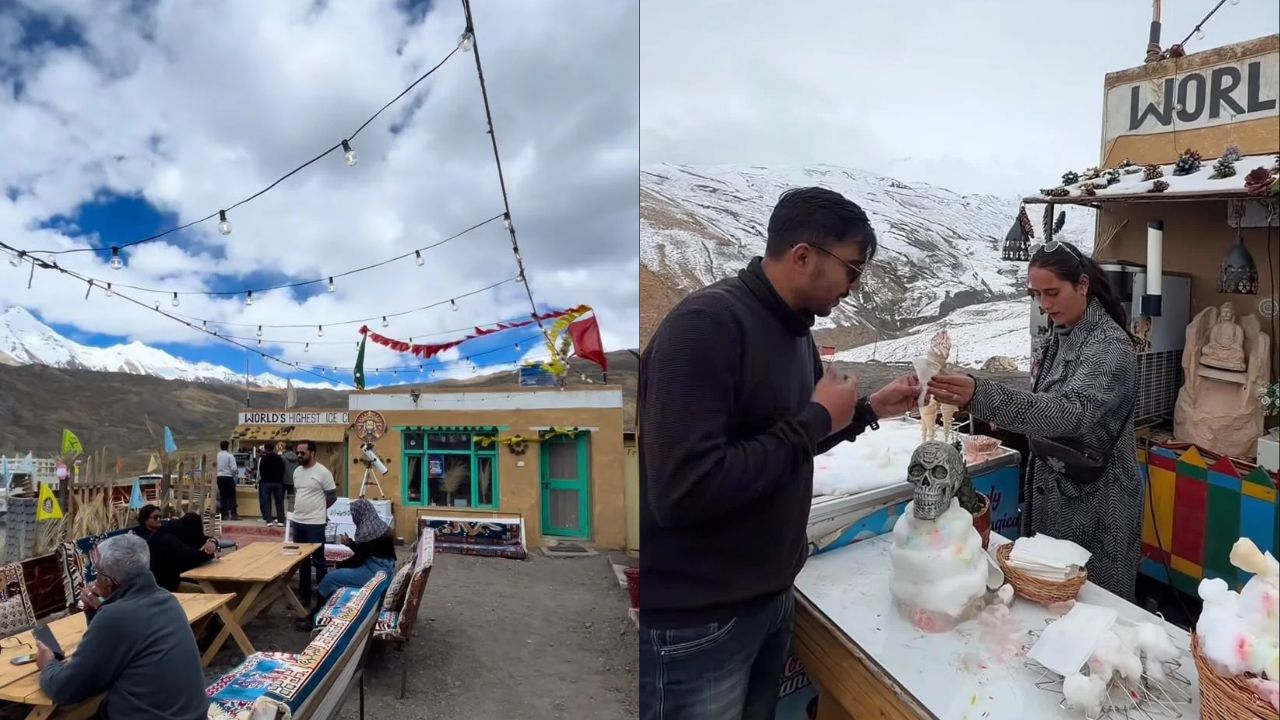 This Spiti Cafe Is Known As The World's Highest Ice Cream Shop At 14,400 Feet