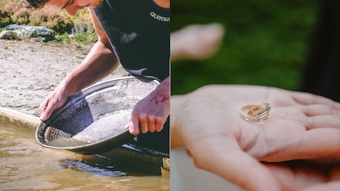 He Didn't Buy An Engagement Ring. He Mined The Gold Himself