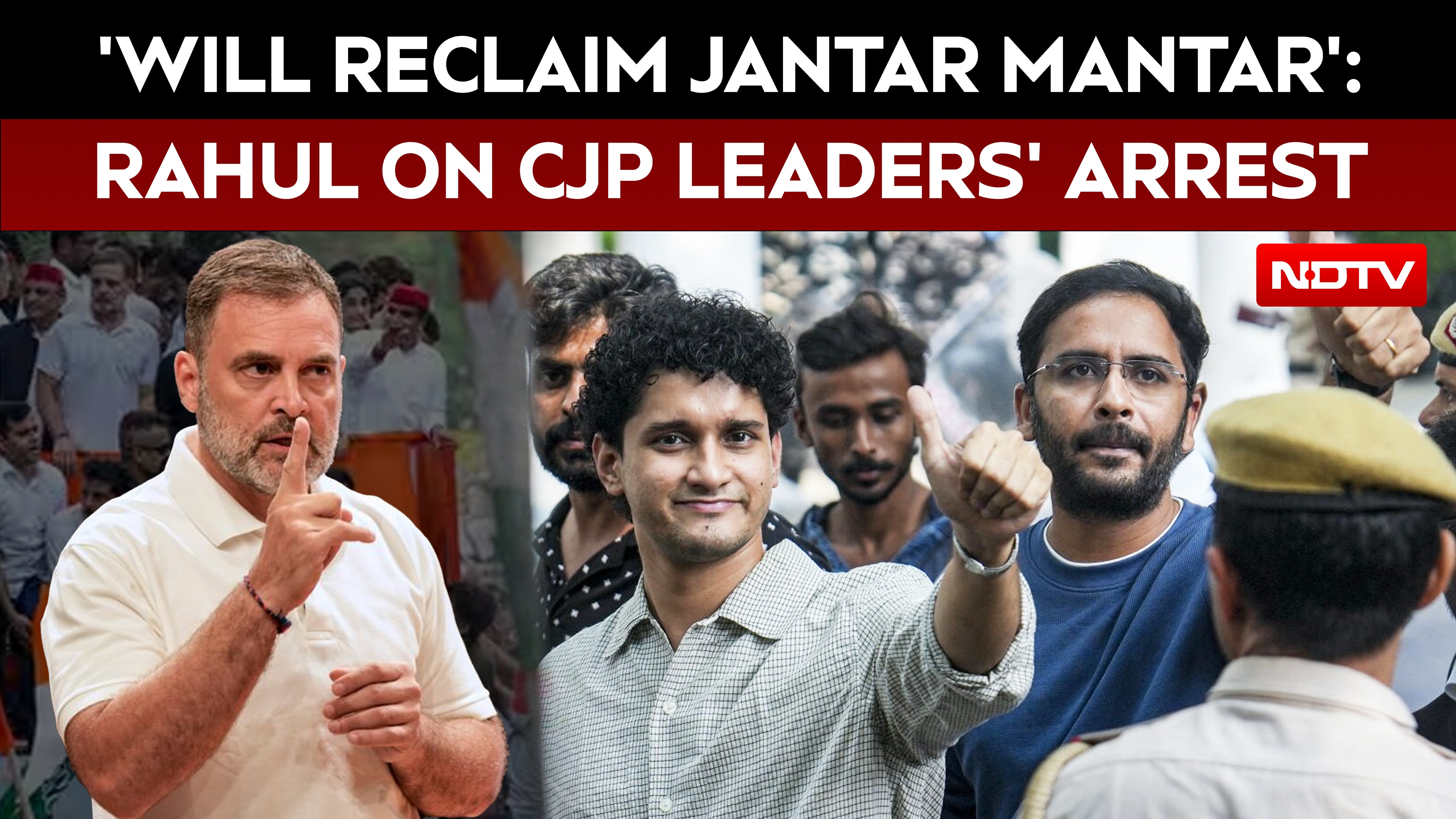In First Show Of Support, Rahul Gandhi Backs CJP Leaders Jailed For Protest