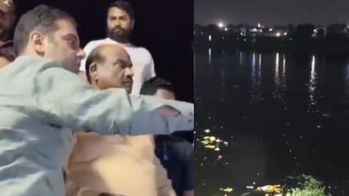 Kota Boat: कोटा में दुर्गा विसर्जन के दौरान पलटी नाव, 4 लोग लापता