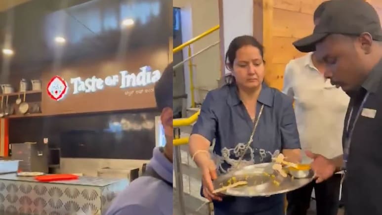 बेंगलुरु एयरपोर्ट पर वेज बिरयानी में निकला चिकन पीस, लोग बोले- पुलाव मंगाना चाहिए