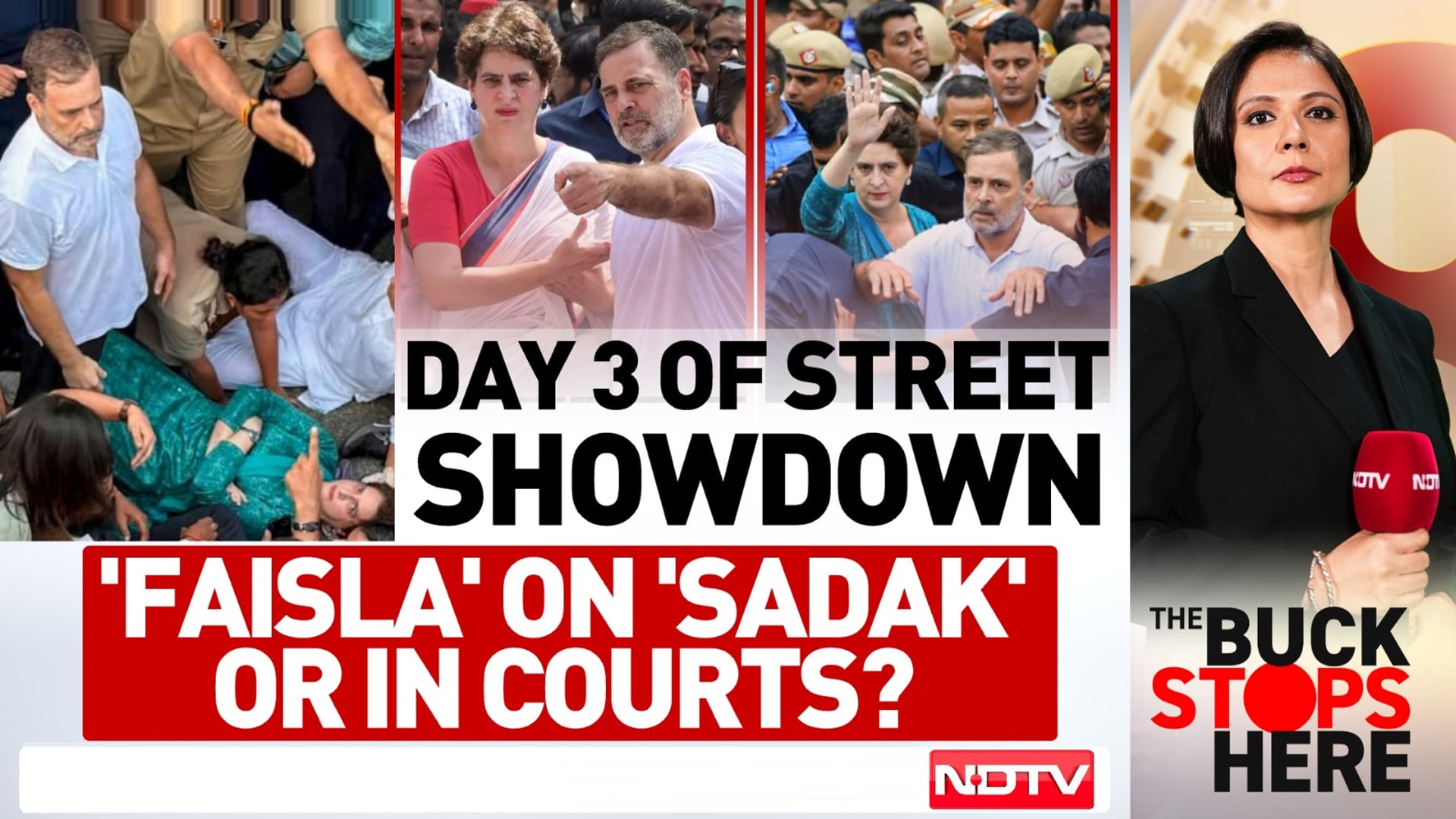 Day 3 Of Opposition Protests: 'Faisala' On 'Sadak' Or In Courts?