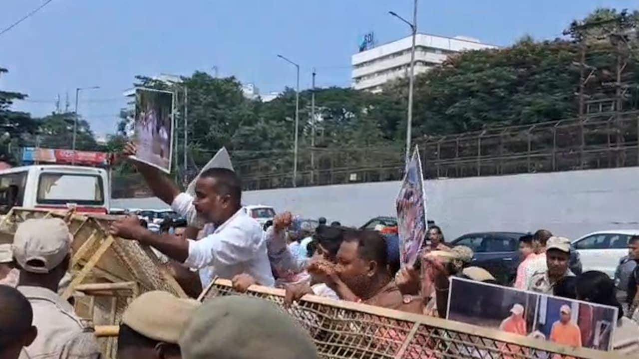 Slogans, Black Flags: Protests Near Himanta Sarma's Home Over Assam Floods