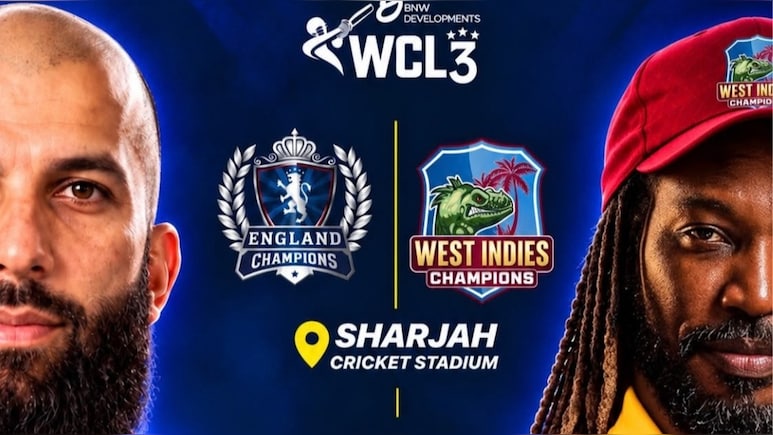England Champions vs West Indies Champions Live Streaming: When And Where To Watch WCL 2026 Match