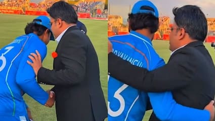 Watch: Sooryavanshi Touches Jay Shah's Feet After Winning Gold, Wins Internet