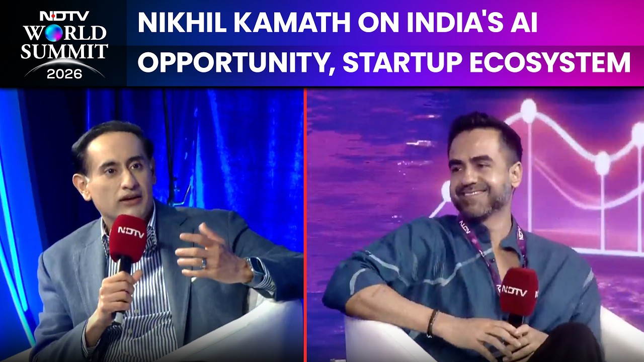 Nikhil Kamath On India's AI Opportunity, Startup Ecosystem And Lessons From China | World Summit