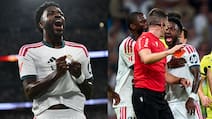 Video: Vinicius Scores, Then Sent Off After VAR Drama For Hair-Pulling Act