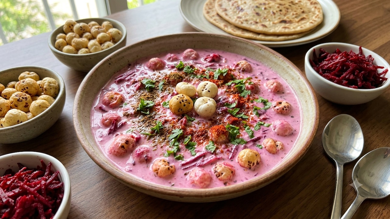 Stay Full And Energised During Navratri With This Beetroot-Makhana Raita