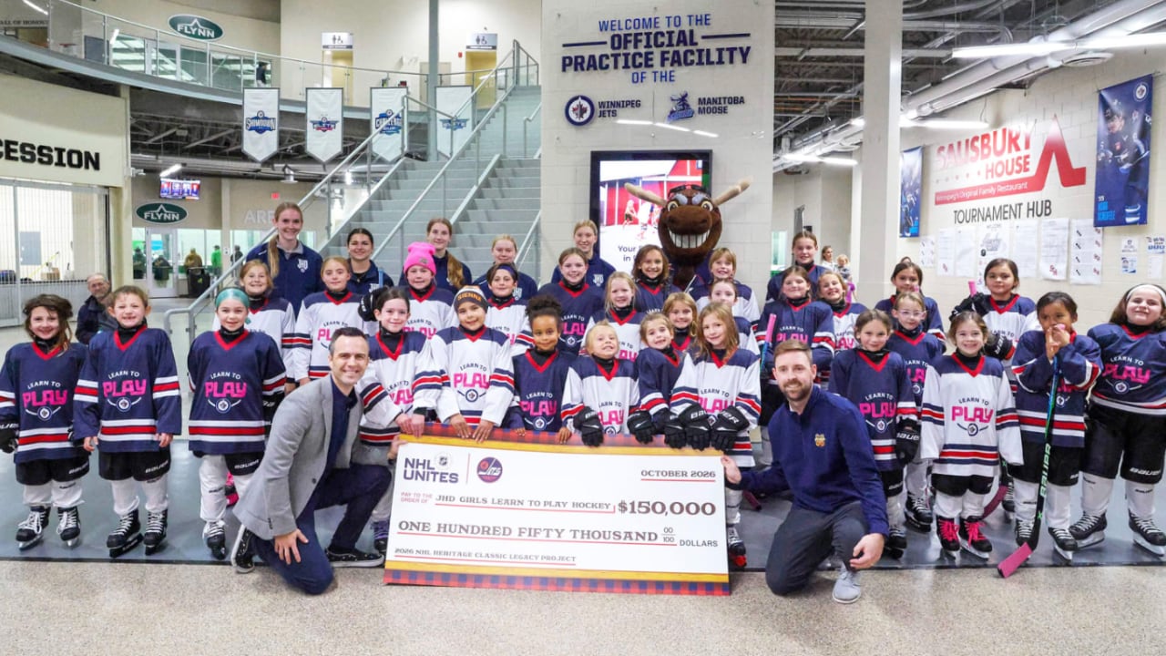 Winnipeg Jets And NHL Invest $150,000 In Girls-Only Learn To Play Program