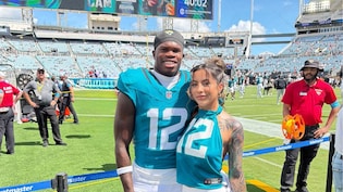 Leanna Lenee Turns Heads With Travis Hunter-Inspired Jacksonville Jaguars Gameday Look Before  Remarkable Win