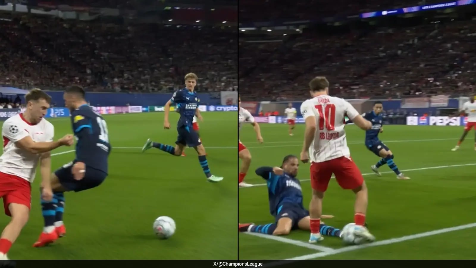 Lamine Yamal begeistert die Fußballwelt mit Rabona, Brajan Gruda von RB ...