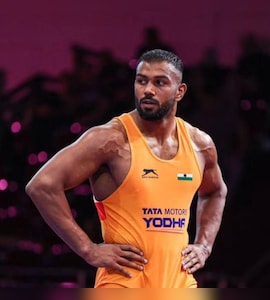 Nitesh Siwach Creates History Despite Final Defeat, Ends Indias 64-Year Wait For Greco-Roman Silver