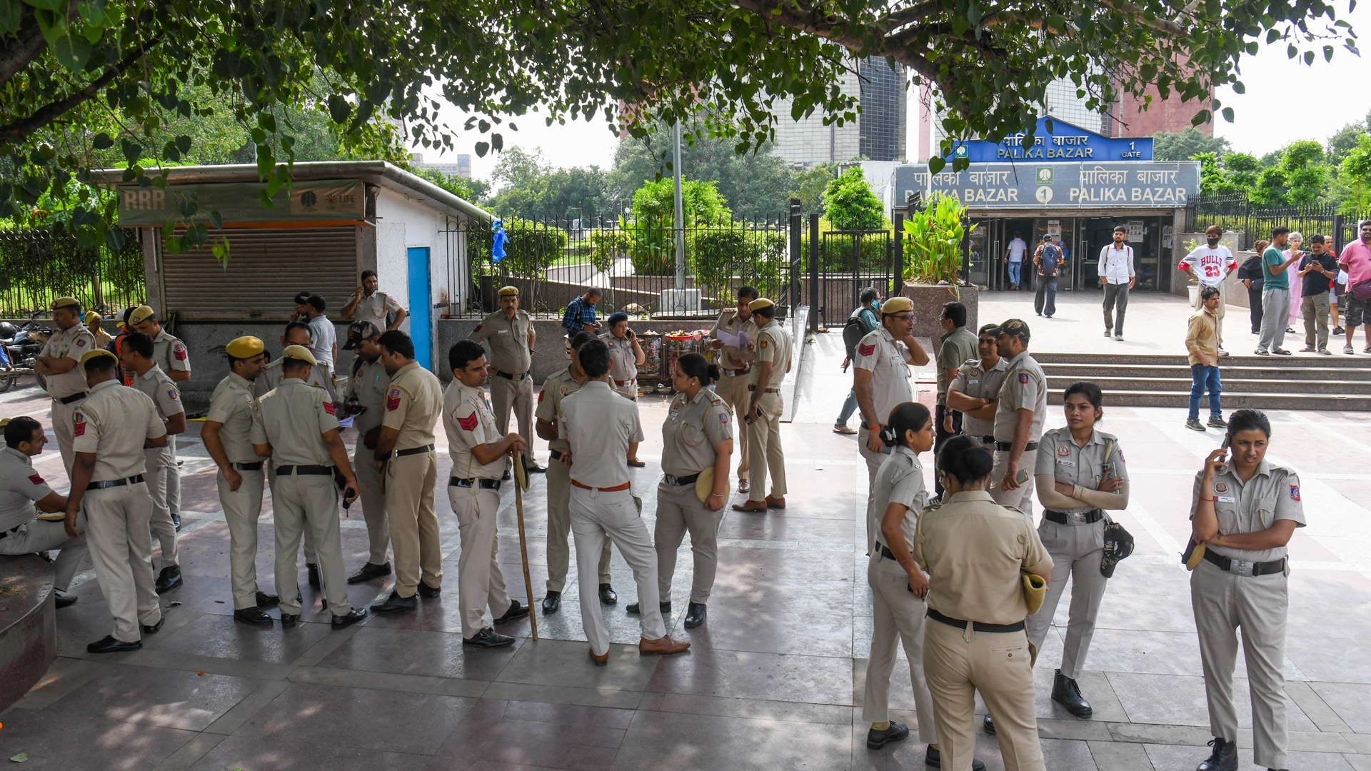6,000 Police Personnel Deployed At Delhi's Connaught Place Ahead Of CJP March