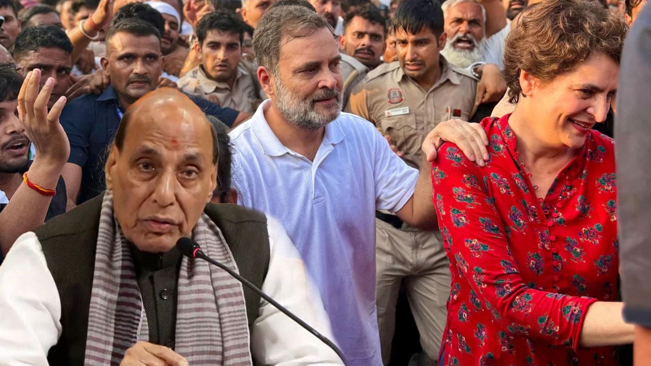 'Democracy Is Not A Licence For Anarchy': Rajnath Singh's Message To Rahul Gandhi