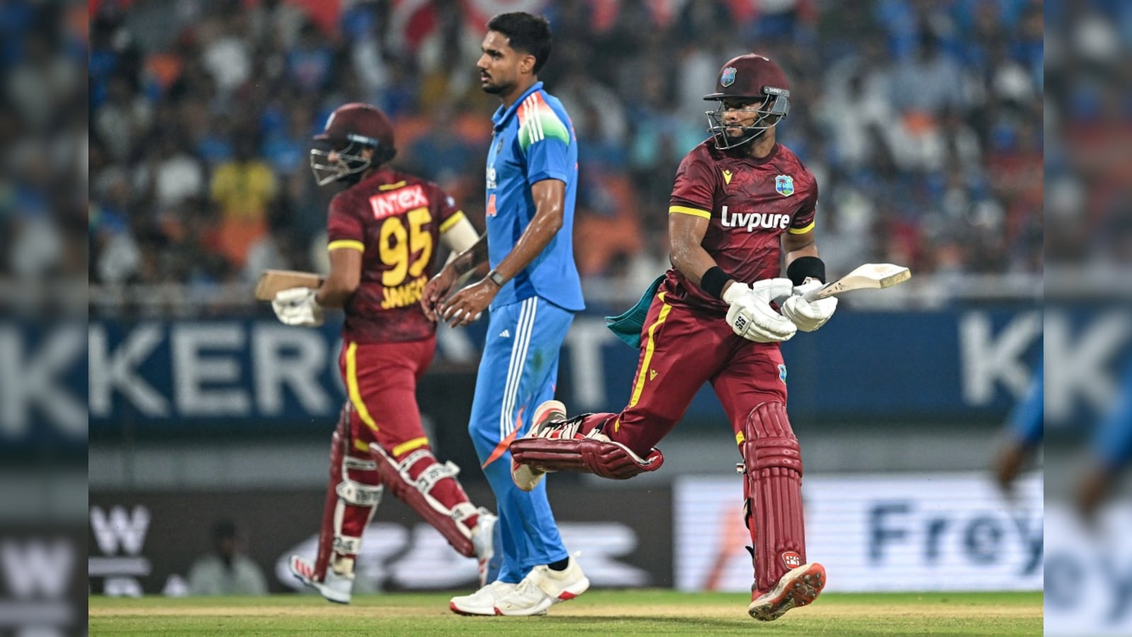 India vs West Indies 3rd ODI Highlights: Shai Hopes 162 Not Out Hands Windies Consolation Win, India Seal Series 2-1