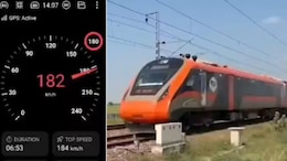 16-Coach Vande Bharat Chair Car Completes 180 Kmph Trial On Mathura-Nagda Route