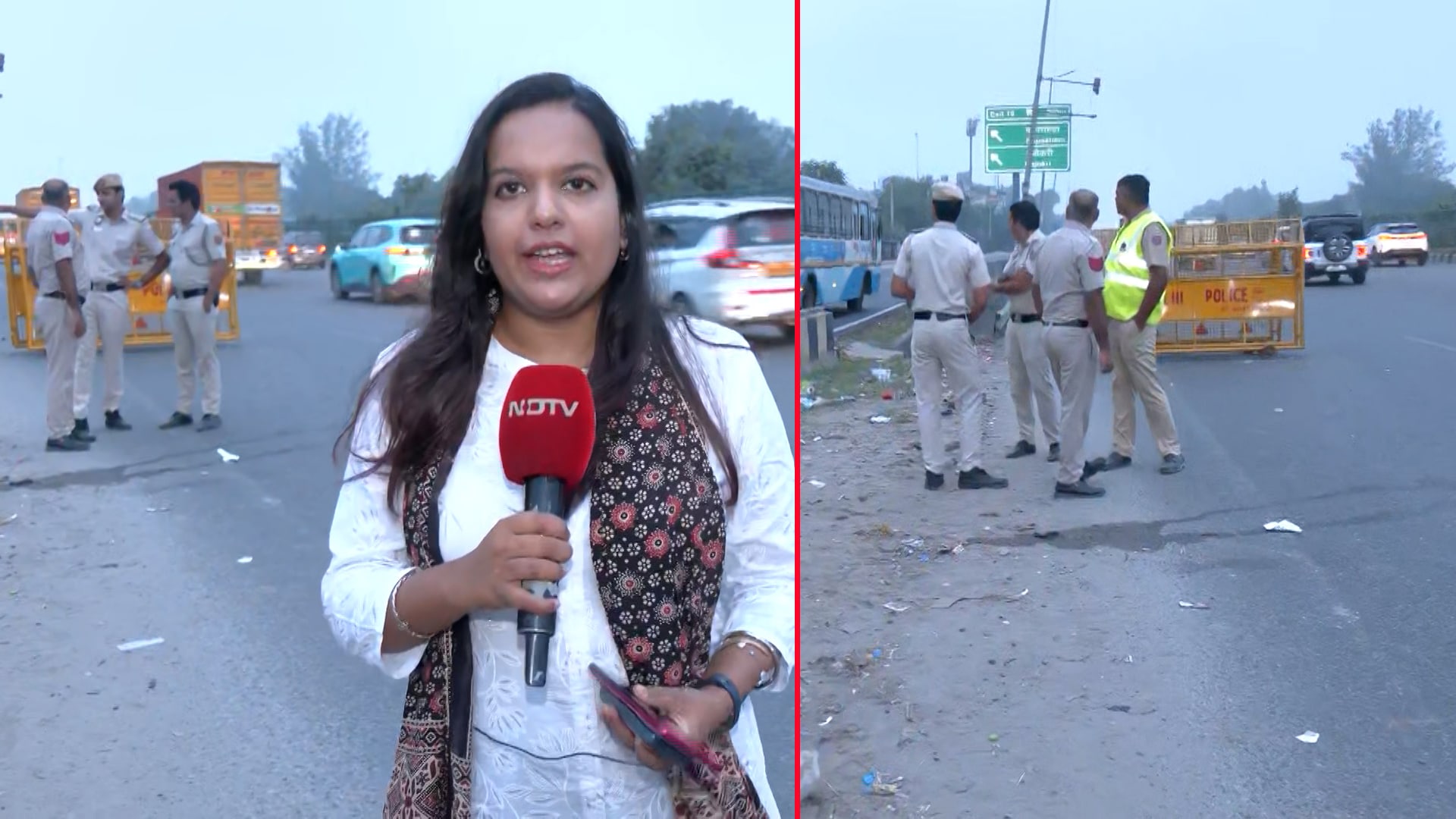 Delhi-Gurugram Border On High Alert Ahead Of CJP Protest