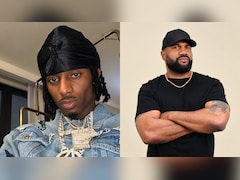 Playboi Carti Surprises Rampage Jackson In Full Black Outfit At ComplexCon 2026