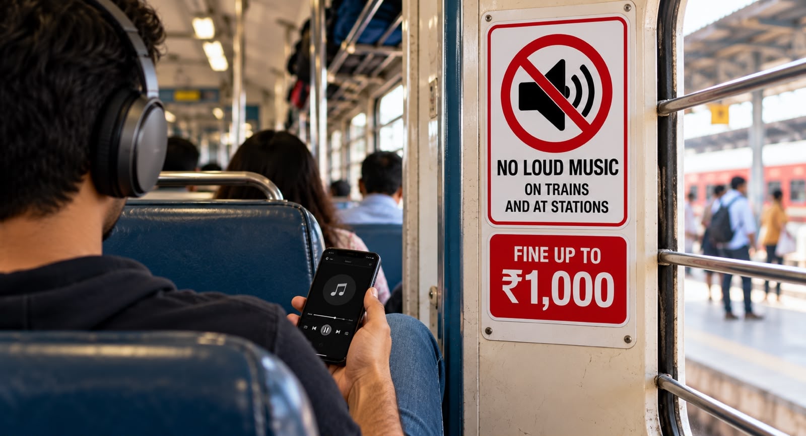 ndtv.com - Pallav Mishra - Loud Phone Calls, Music On Trains May Land You In Jail