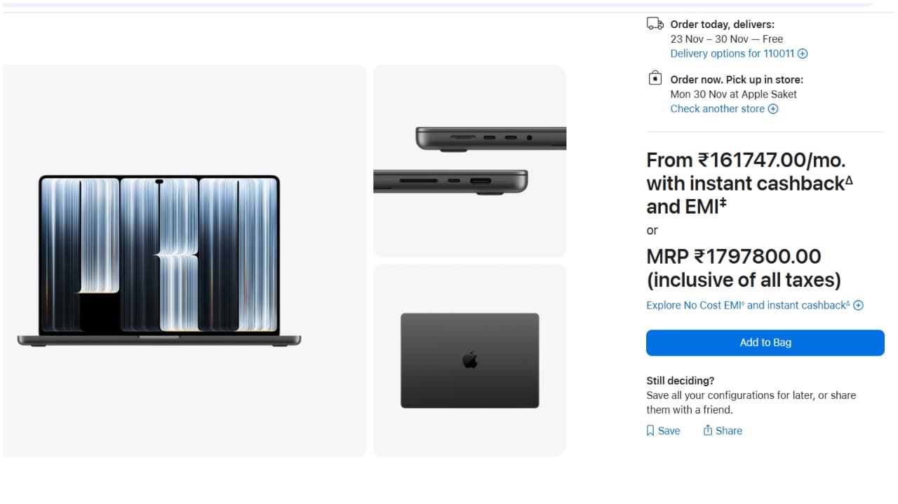 Apple Laptop Worth A Creta, Check Price Here