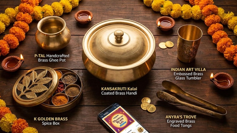 धनतेरस पर पीतल के बर्तनों से सजाएं अपनी रसोई, Amazon Sale में मिल रही है पीतल के खूबसूरत बर्तनों पर बंपर डील
