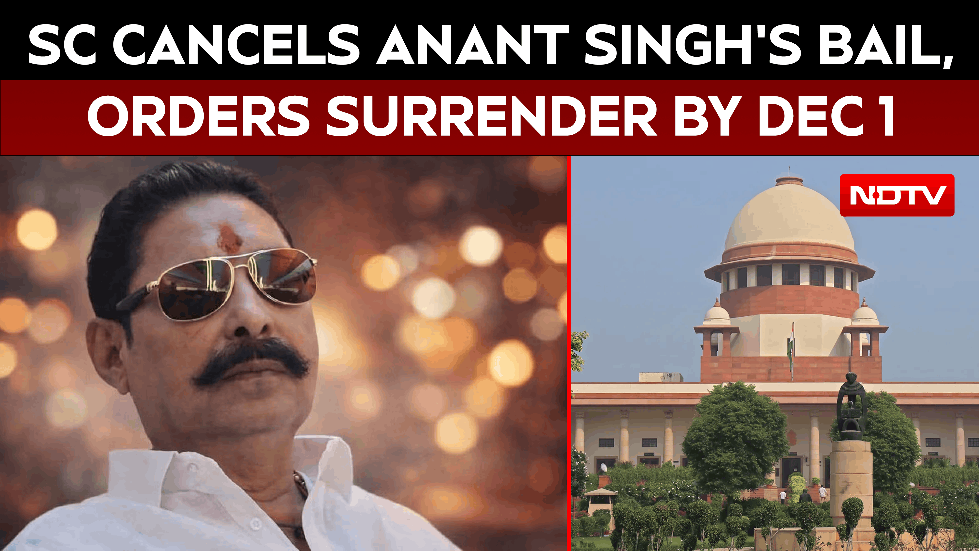 Anant Singh's Bail In Dularchand Yadav Murder Case Cancelled By SC, Ordered To Surrender By Dec 1