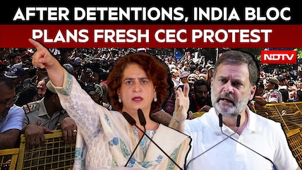 INDIA Bloc Steps Up Protest Against Gyanesh Kumar After Rahul-Priyanka Detention | Day 3 Protests