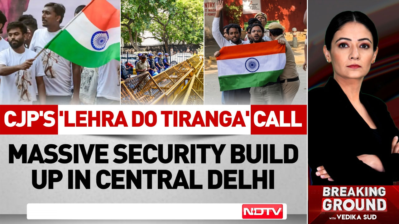 Delhi On Alert Ahead Of CJP's Tiranga March, Central Park Shut