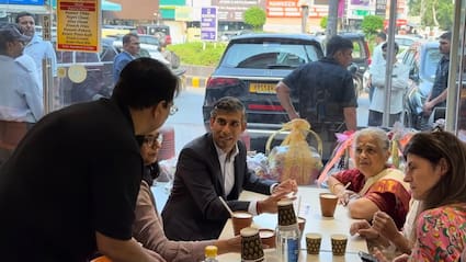 Rishi Sunak, Sudha Murty Visit Bengali Sweet House In Delhi. What They Tried