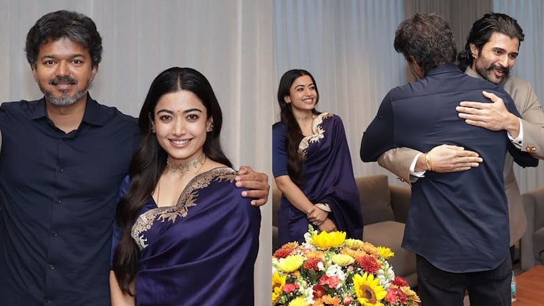 Rashmika Mandanna Picks Rs 65,000 Saree To Meet Chief Minister Vijay