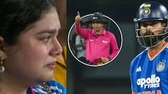 श्रेयस अय्यर को चेज ने किया आउट, उधर स्टैंड्स में टूट गया फैन का दिल, लगी रोने, वायरल हुई तस्वीर