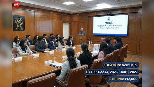 NHRC Winter Internship 2026: मानवाधिकार आयोग में इंटर्नशिप का मौका, मिलेगी 12,000 की स्टाइपेंड, ऐसे करें Apply