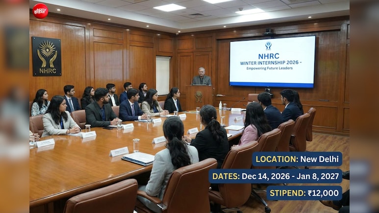 NHRC Winter Internship 2026: मानवाधिकार आयोग में इंटर्नशिप का मौका, मिलेगी 12,000 की स्टाइपेंड, ऐसे करें Apply
