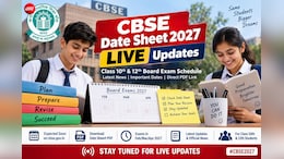 CBSE Date Sheet 2027 LIVE:  कभी भी जारी हो सकती है 10वीं और 12वीं की डेटशीट, यहां जानिए PDF डाउनलोड कैसे करें