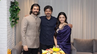 Rashmika Mandanna, Vijay Deverakonda Meet Tamil Nadu Chief Minister Vijay Ahead Of <i>Ranabaali</i> Release