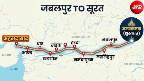 नर्मदा प्रगति पथ एक्सप्रेसवे: 910 KM का सफर 12 घंटे में, जबलपुर से सूरत तक सुपरफास्ट कनेक्टिविटी, भूमि सर्वे का काम तेज