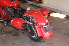 YouTuber Fits Micro Jet Engines To Harley-Davidson Motorcycle: Video