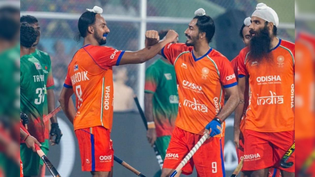 एशियन चैंपियंस ट्रॉफी: मनदीप की हैट्रिक, हरमनप्रीत सिंह ने भी दागे गो दोल, भारत ने बांग्लादेश को 13-0 से रौंदा