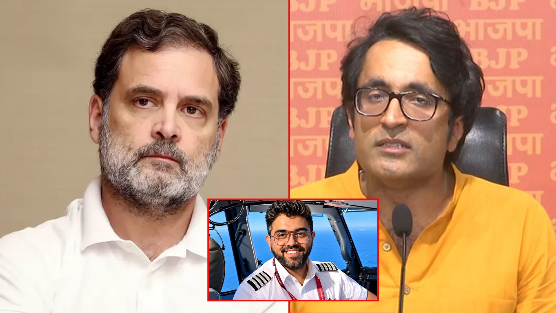 BJP Hits Out At Rahul Gandhi Over Silence On FlyDubai's 'Hero' Captain Smit Machchhar