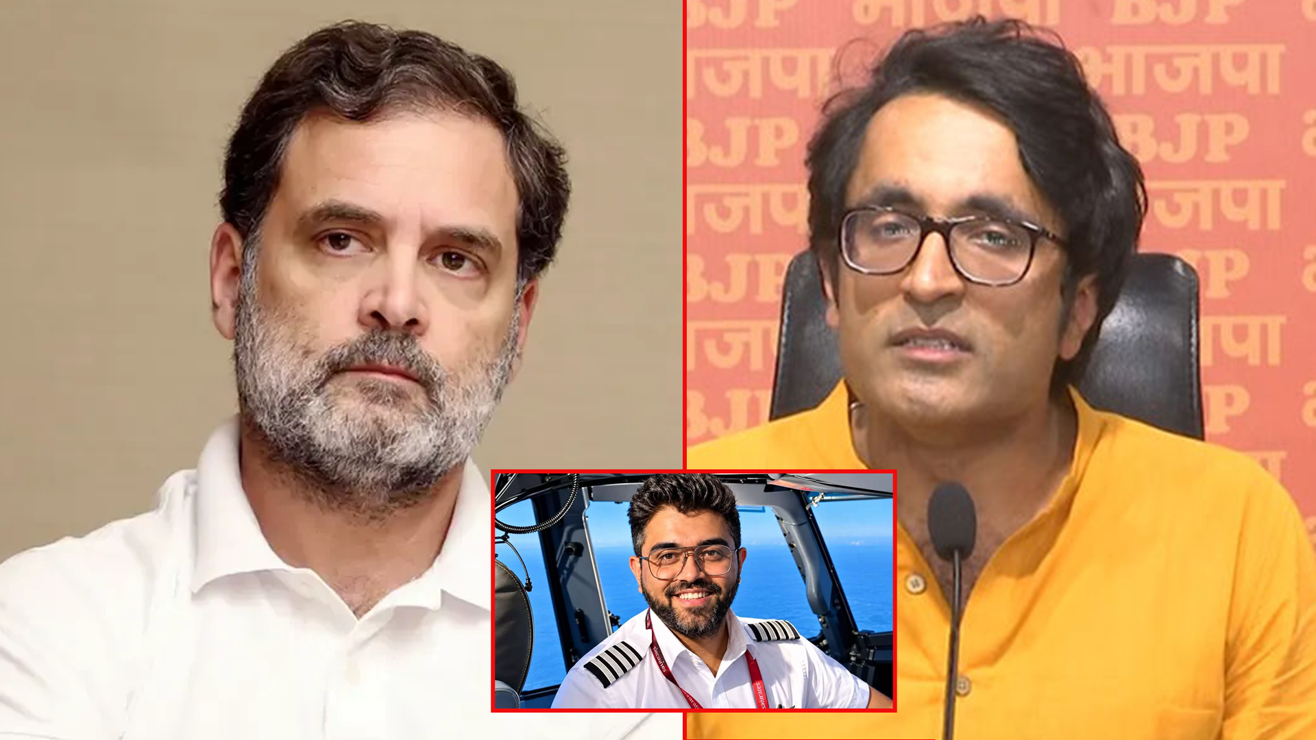 BJP Hits Out At Rahul Gandhi Over Silence On FlyDubai's 'Hero' Captain Smit Machchhar