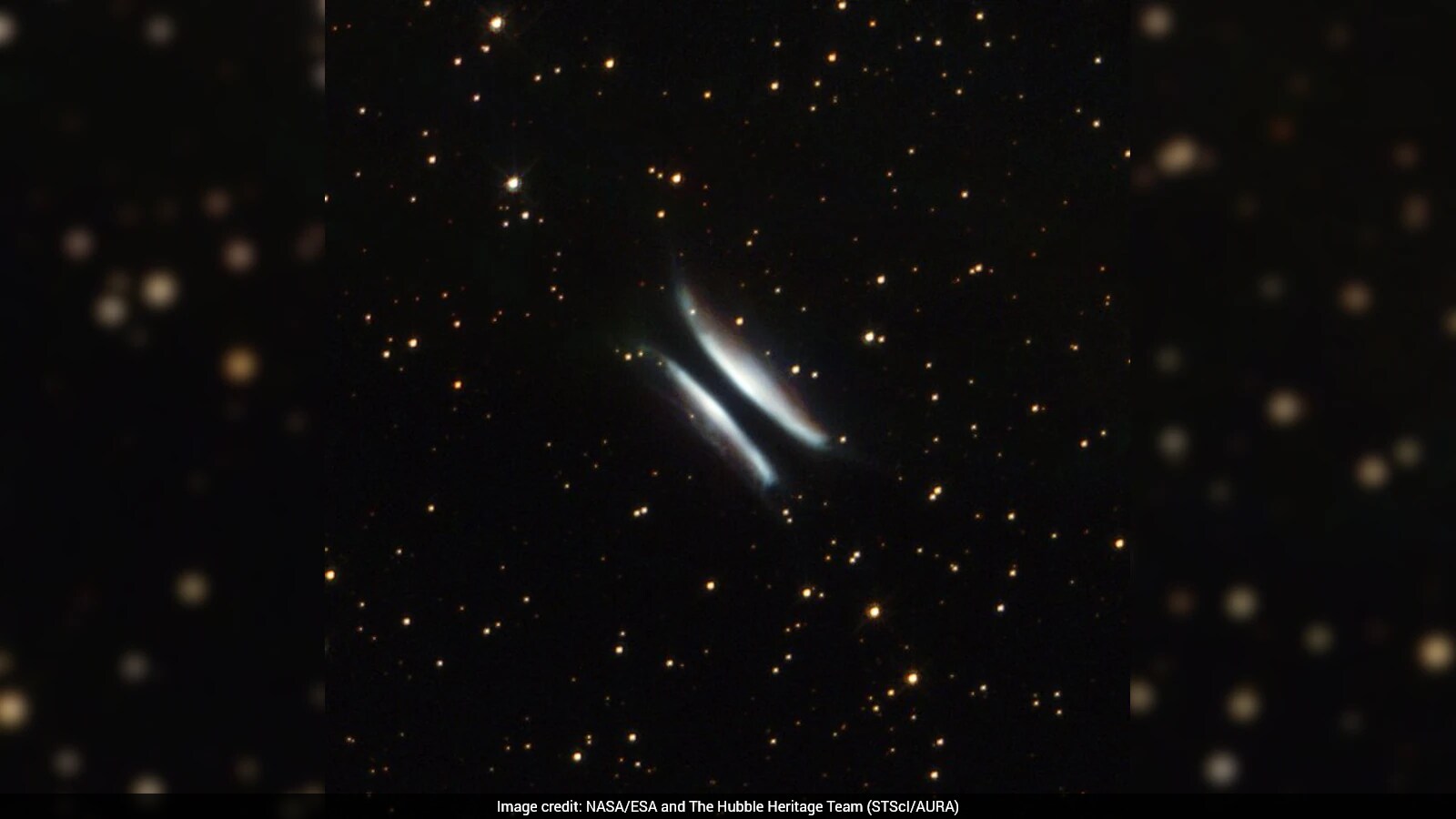 Cosmic 'Hamburger' Offers Rare Side-On View Of Planet Birth