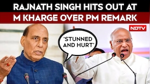 'Stunned And Hurt': Rajnath Singh Hits Out At M Kharge Over PM Remark