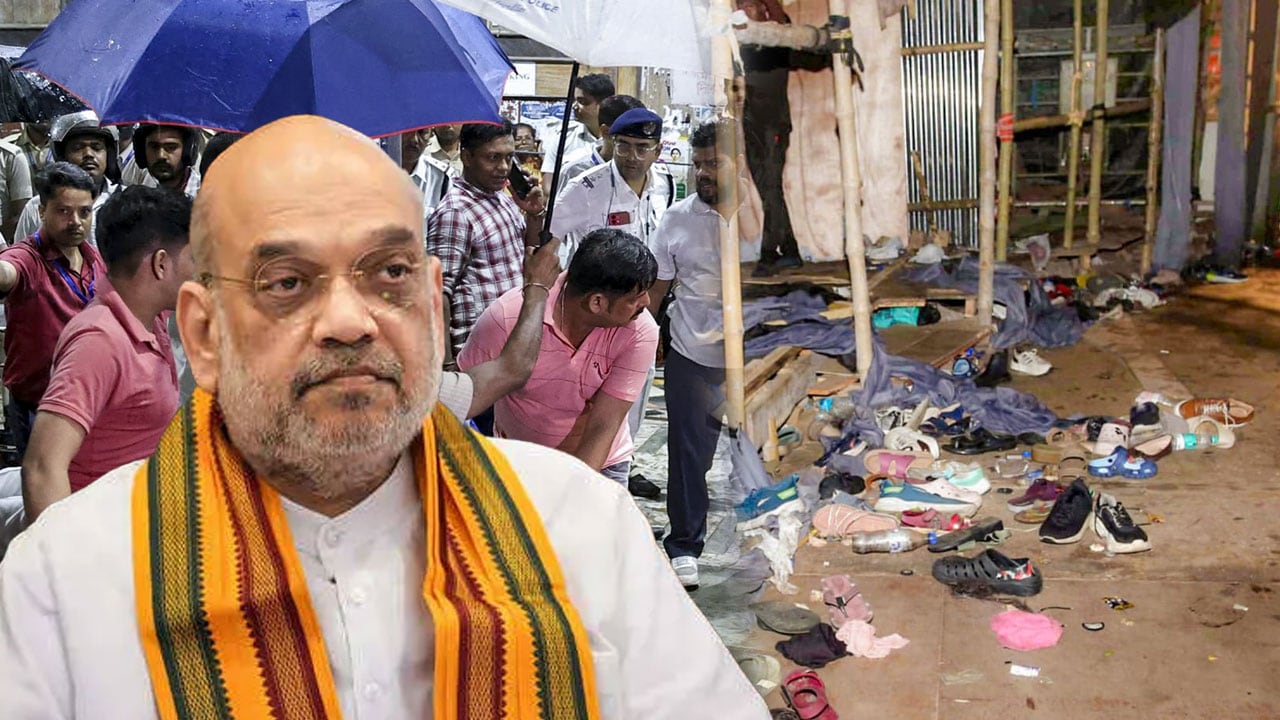 Amit Shah Visits Kolkata Hospital, Meets Durga Puja Pandal Stampede Victims