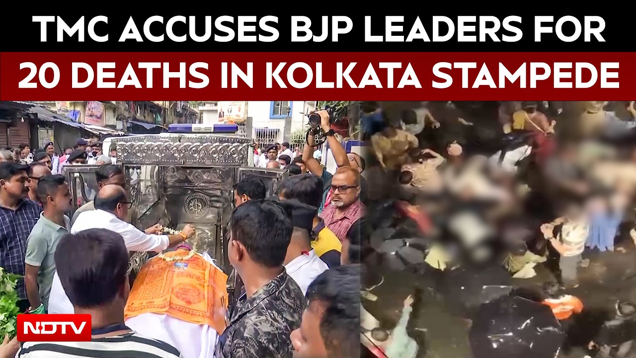 Kolkata Stampede: TMC Accuses BJP Leaders, Seeks Accountability For 20 Deaths