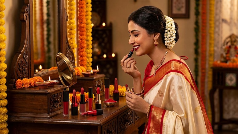 Durga Puja Makeup: पाना है परफेक्ट ट्रेडिशनल लुक, तो Red Lipstick से चेहरे पर आ जाएगी कमाल की शाइन