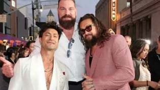 Vidyut Jammwal Poses With Jason Momoa At <i>Street Fighter</i> Los Angeles Premiere. Internet Says, "Legendary Frame"