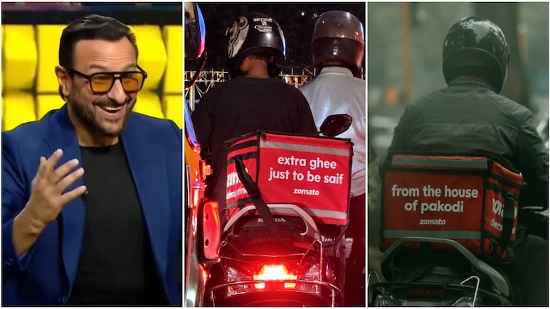 सैफ अली खान के वायरल 'घी' मोमेंट का Zomato ने उठाया फायदा, नए डिलीवरी बैग्स की तस्वीर शेयर कर लिखा 'Sorry'