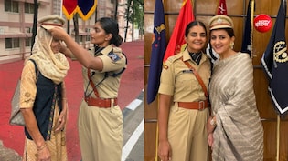 IPS पूर्वा चौधरी SVPNPA पास&zwj;िंग आउट परेड के बाद हुईं भावुक, नानी-मां के स&zwj;िर कैप रख बोला-'मां तुझे सलाम'