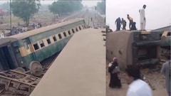 100 KM/H की स्पीड पर थी ट्रेन और ड्राइवर ने लगाया ब्रेक, 14 बोगी पटरी से उतरी- पाकिस्तान रेल हादसे में 6 मरे